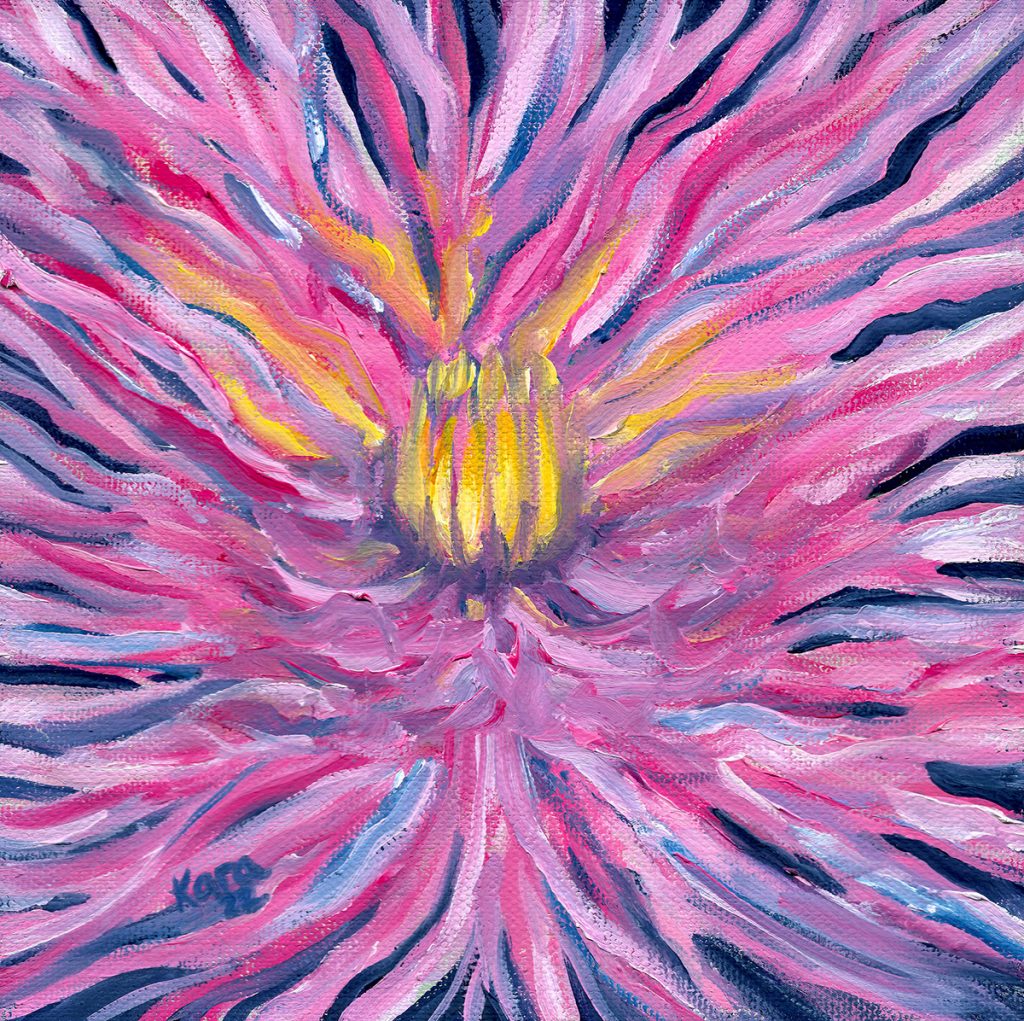 Cactus Dahlia Detail